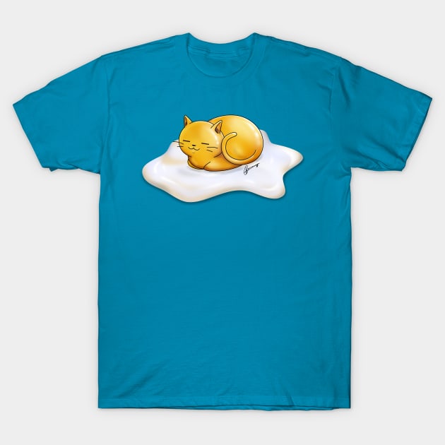 Sunny-side Up Cat T-Shirt by Akiraj